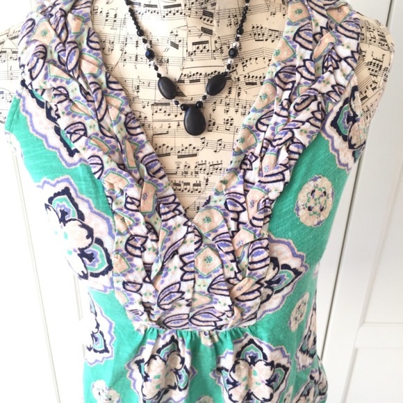 Anthropologie Akemi + Kin Hauraki Green Tank Top - Picture 3 of 8